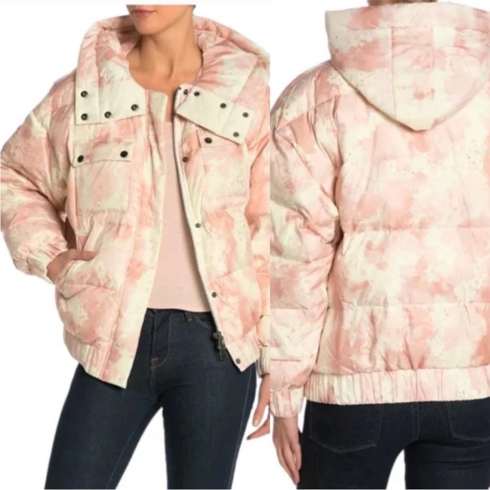 ATM Anthony Thomas Melillo Tie Dye Down Puffer Jacket